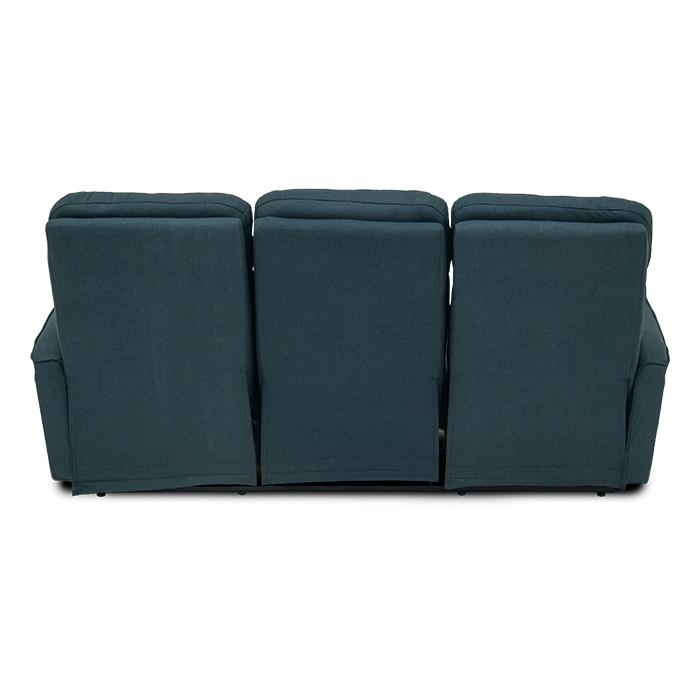 Sofa Reclinable Tela Azul Amit | Sofá | salas